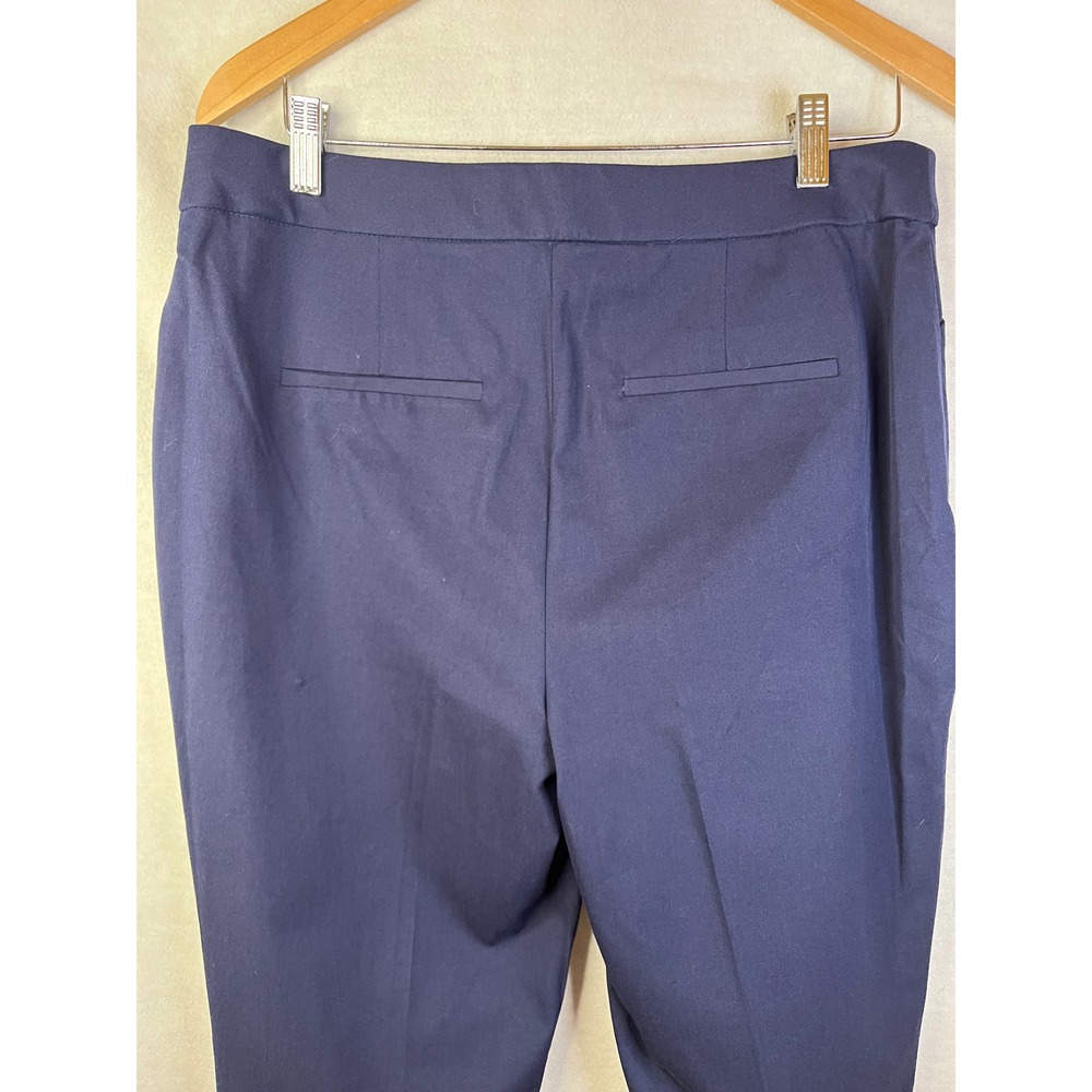Chico's women's  navy blue straight leg trousers Sz 1.5R / 10R‎ - Picture 10 of 10